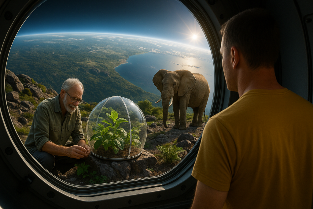 Через 50 лет возродим Землю, осваивая космос