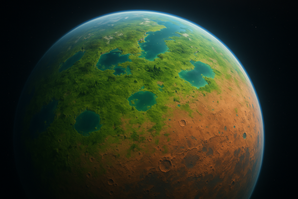 Тераформирующие микроорганизмы превратят пустынные миры в цветущие сады