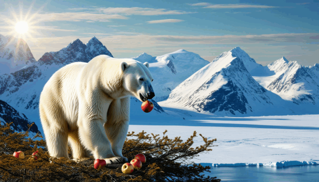 Яблоки в снегу