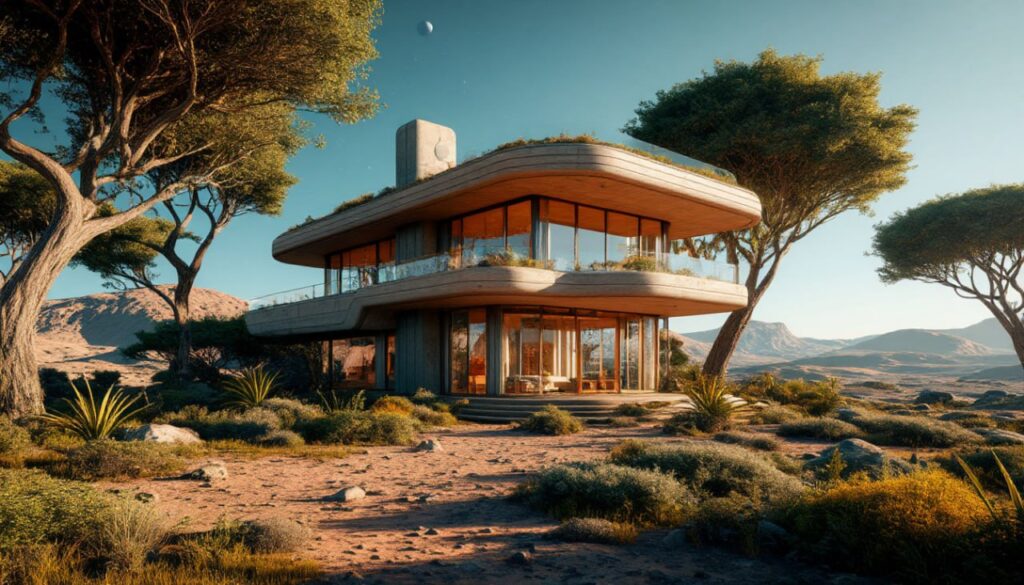 Архитектура планетарных колоний: растущие дома и прирученные «чёрные дыры»