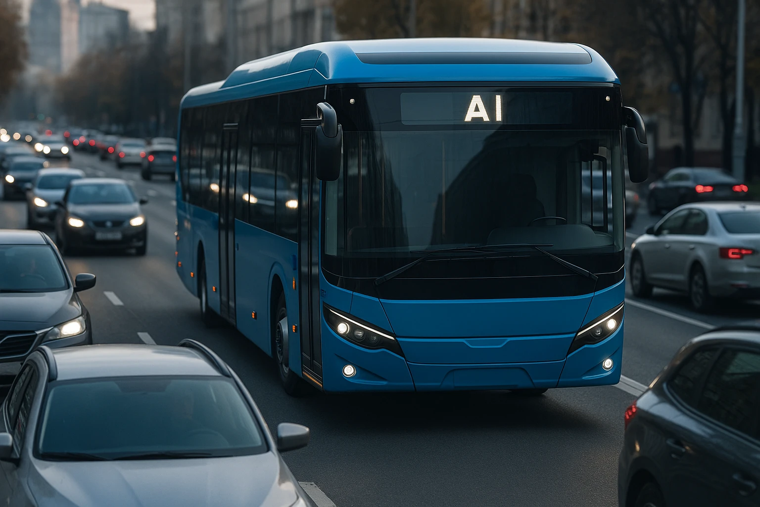 К 2030 году в России внедрили систему управления транспортом на основе искусственного интеллекта