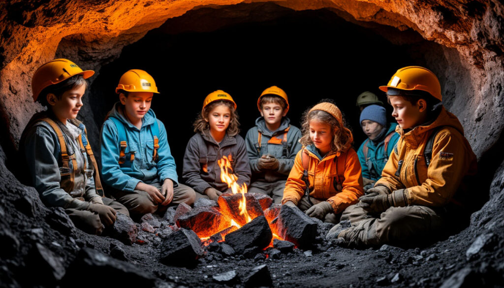 Школьники на Луне