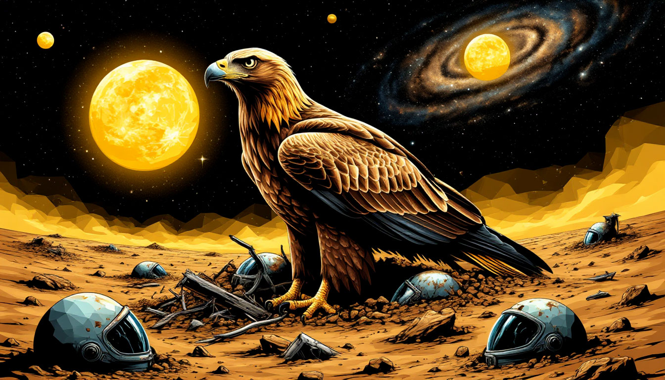 Беркут на Дриаде