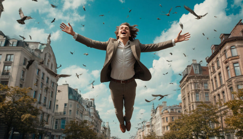 Летающие люди освободят Землю для природы через 200 лет