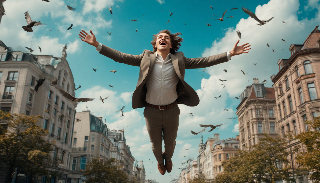 Летающие люди освободят Землю для природы через 200 лет