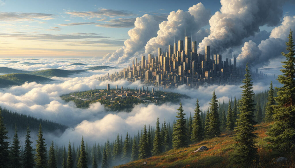 Первый летающий город запущен в России над Камчаткой