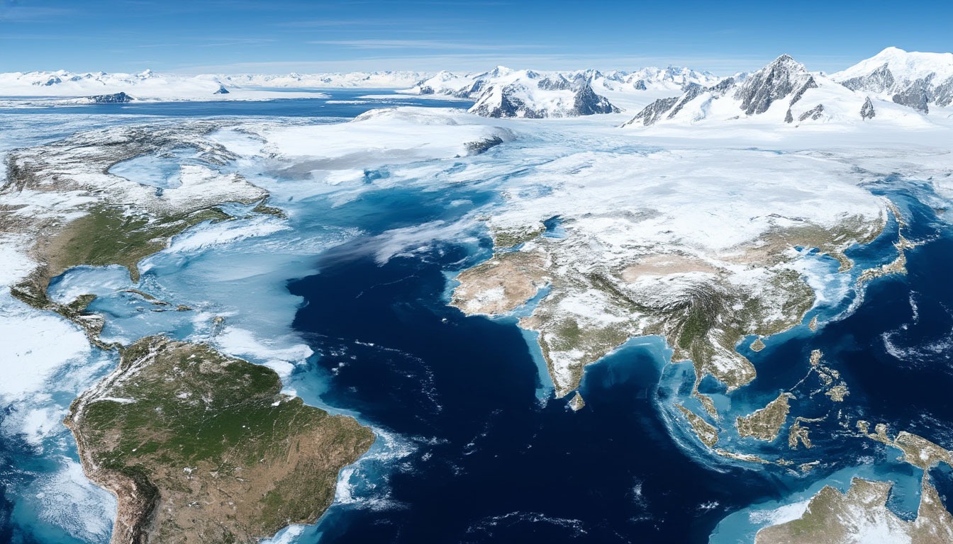 Ледниковый щит Антарктиды и изостазия: как перераспределение масс изменит карту мира