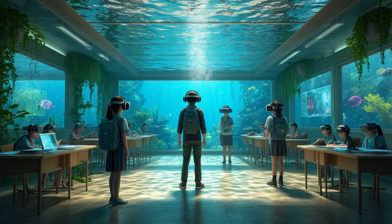 Гибридная реальность: школы на дому, под водой и в метавселенной