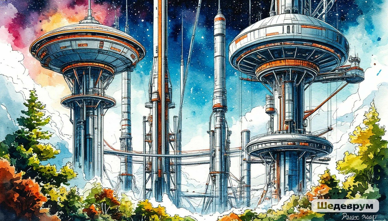 Как космические лифты превратили орбиту в новую Землю